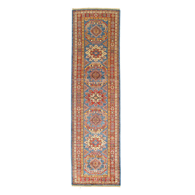 Fine Hand Knotted Kazak runner 2'9"X 10'1"