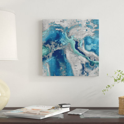 " Stone With Blue And Aqua " by Danielle Carson