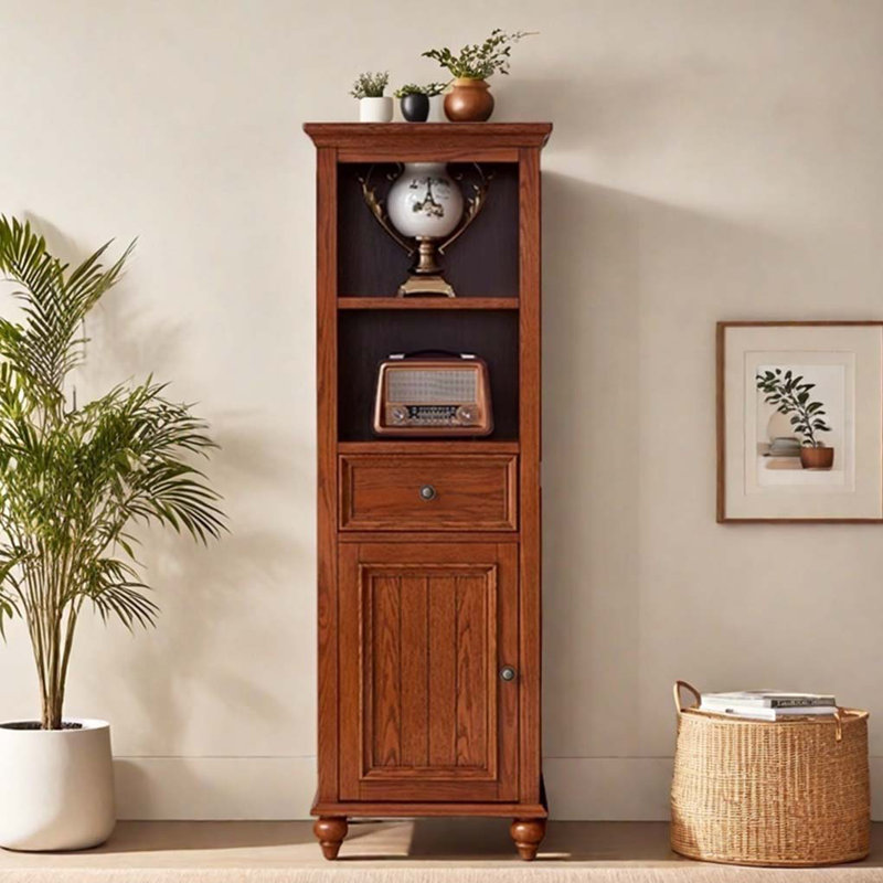 Classic Solid Wood Display Cabinet Bookcase