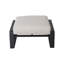 2 repose-pieds beige et brun - pour diverses utilisations: repose-pieds