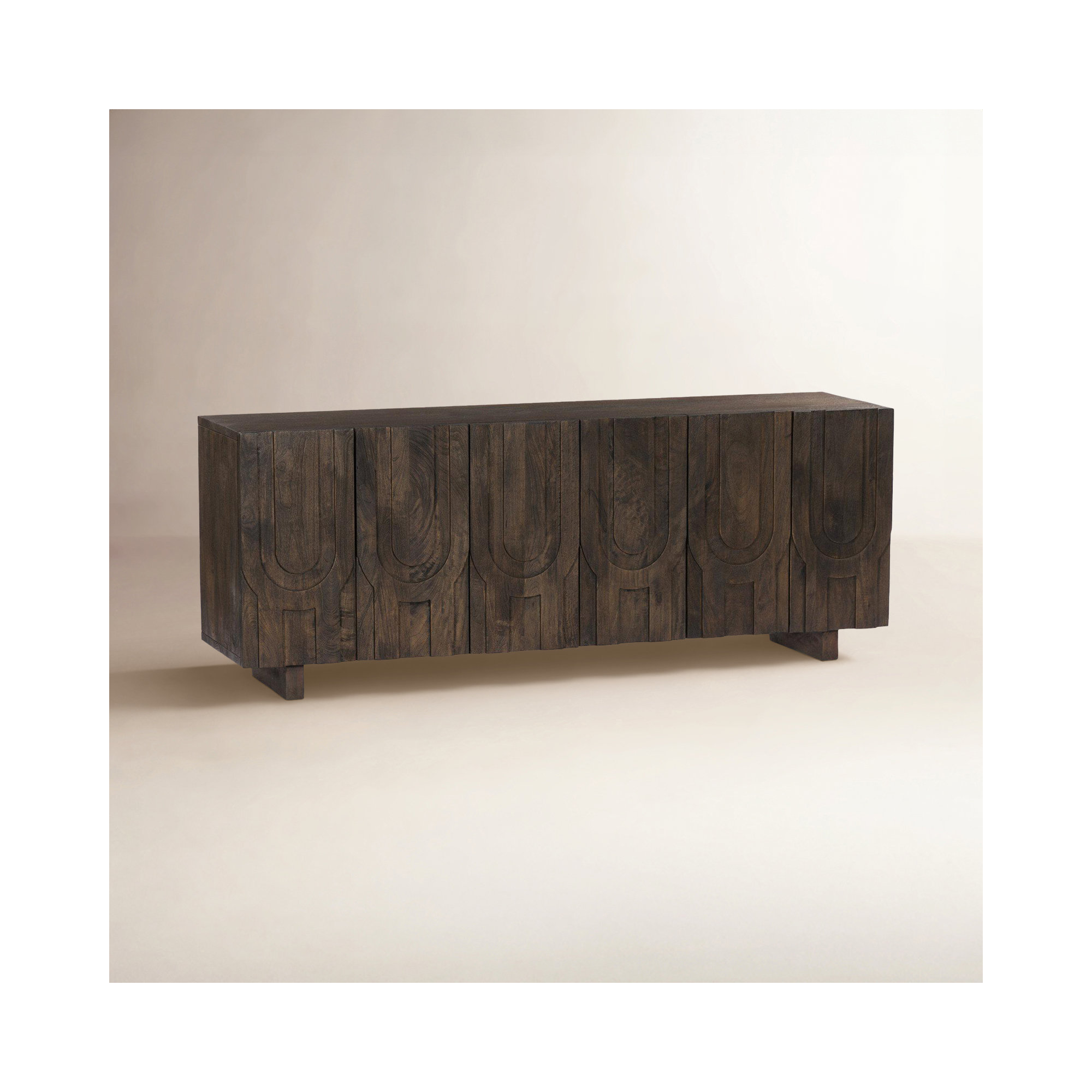Soraya 72'' Media Console, Dark Mango