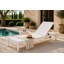 Chaise longue simple inclinable 76 po Aynura-29471484