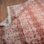 Mirabelle Floral Area Rug in Rust-2115374868