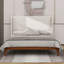 Grand lit tapissier, cadre de lit en bambou