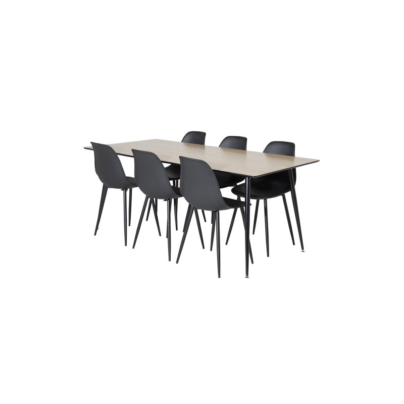 Alvarado 6 - Person Dining Set, Beige
