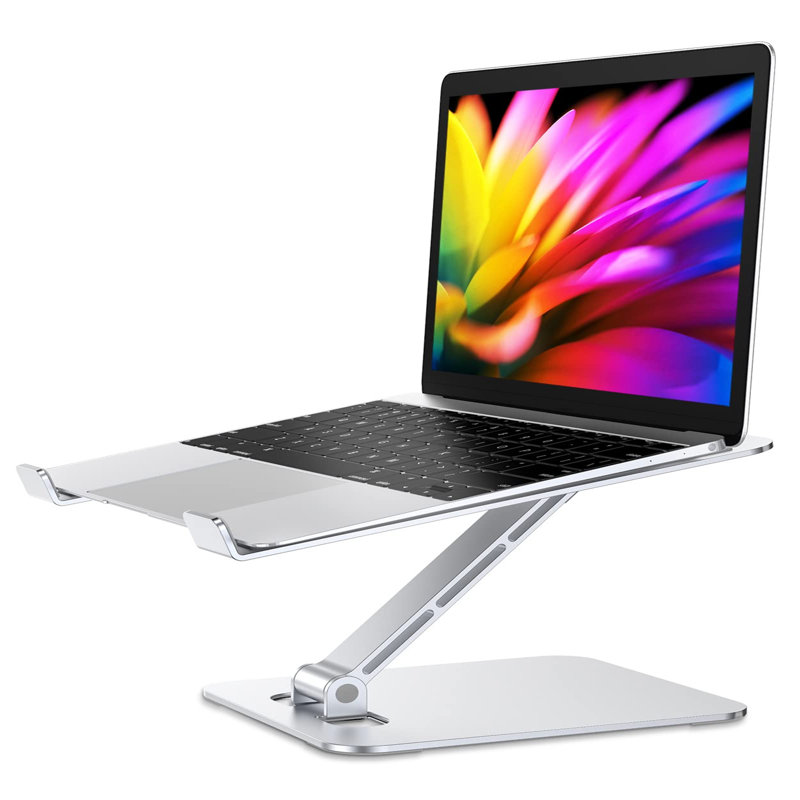 Metal Monitor Stand, Silver