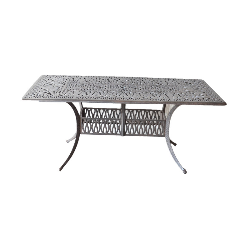 Nassau 8 - Person Patio Dining Set with Rectangular Table , Cushions Included