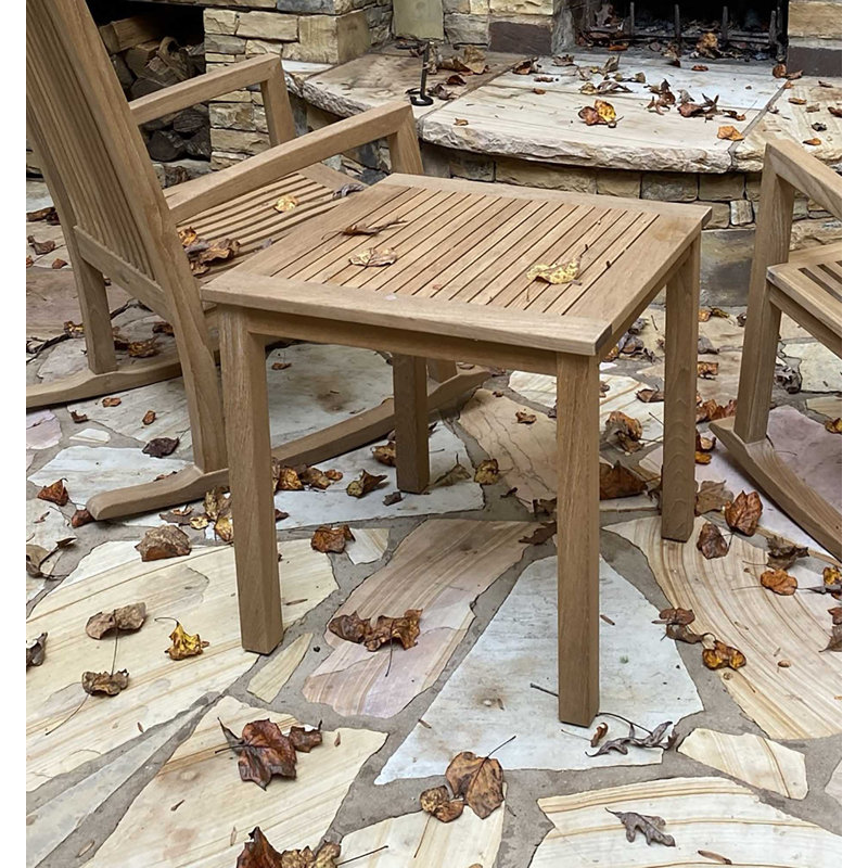 Table d'appoint extérieure Holstone, H 24 po x l 24 po x L 24 po