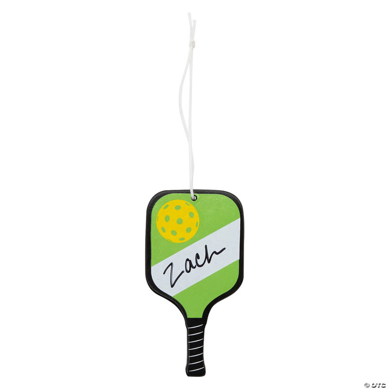 Ensemble de 2 décorations de jeu de pagaie en forme de pagaie de 2 1/4 x 4 pouces - 12 pièces