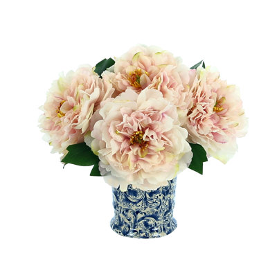 Peony Arrangement in Vase