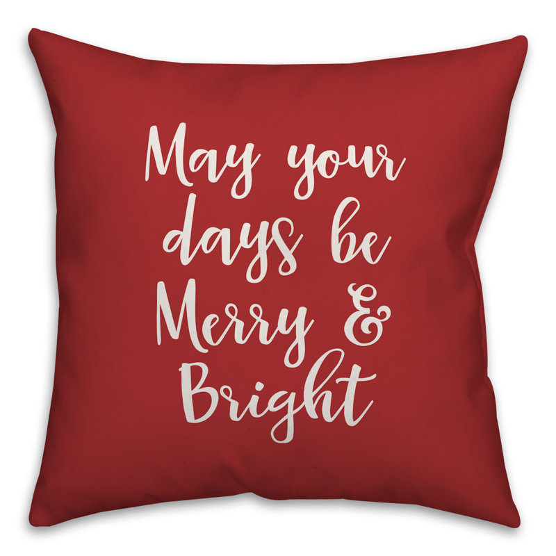 Throw Pillow, Red, Pillow Cover