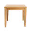 Table d'appoint en bois au style rustique avec ornement à lattes, 19,78 po x 19,78 po x 18,46 po, style Accent
