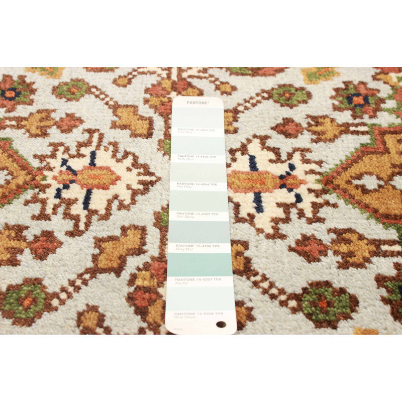 Tapis bleu clair Serapi Heritage 2 pi 3 po x 9 pi 10 po