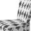 Chaise rembourrée Modern - noir et blanc-278906190