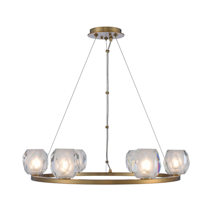 Stella 6 LT Winter Brass Multi-Pendant Kalco