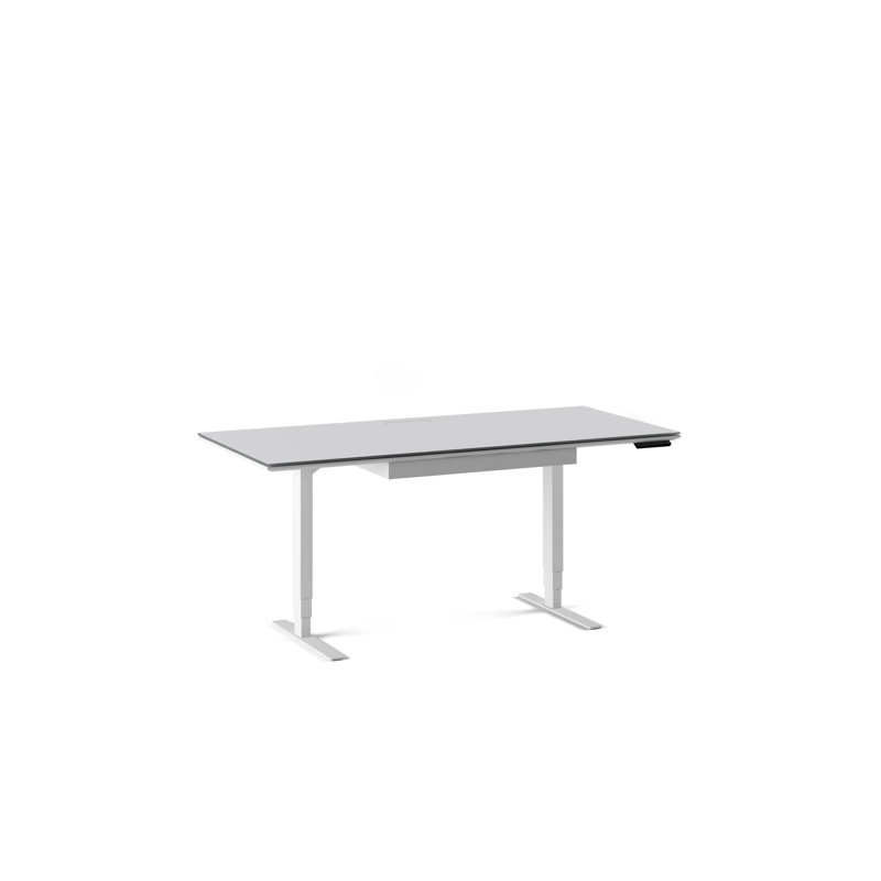 Bureau d'ordinateur à hauteur réglable Centro, H 24,75 po x l 66 po x p 30 po