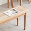 Banc en bois massif Burlywood
