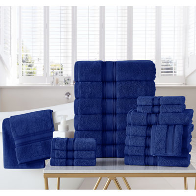 Ensemble de 18 serviettes en coton 18 pièces