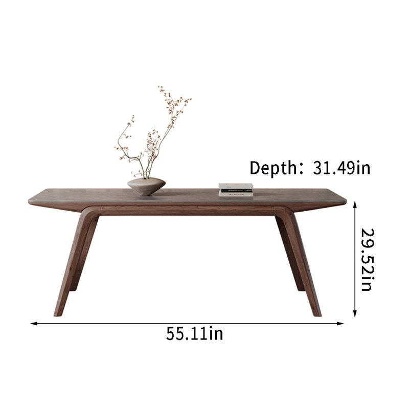Table de salle à manger Meleya, L 31,49 po x L 55,11 po