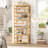 63.4" H X 23.6" W Etagere Bamboo Bathroom Storage Shelves-792909476