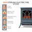 Warmlite Stirling Portable Electric Heater with Adjustable Thermostat and Overheat Protection 2000W-54099385