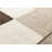 Neutral Brown Checkered Soft Shag Area Rug-481979470