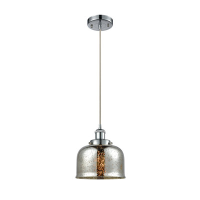 Luminaire suspendu en forme de cloche à 1 lumière Broomall