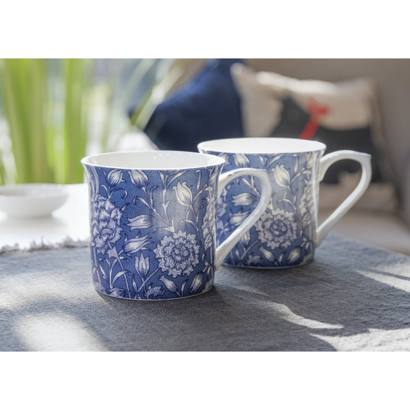 Wild Tulip Bone China Coffee Mug