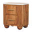 45cm W Solid Wood Bedside Table