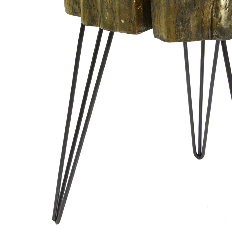Table d'appoint Calne, Or