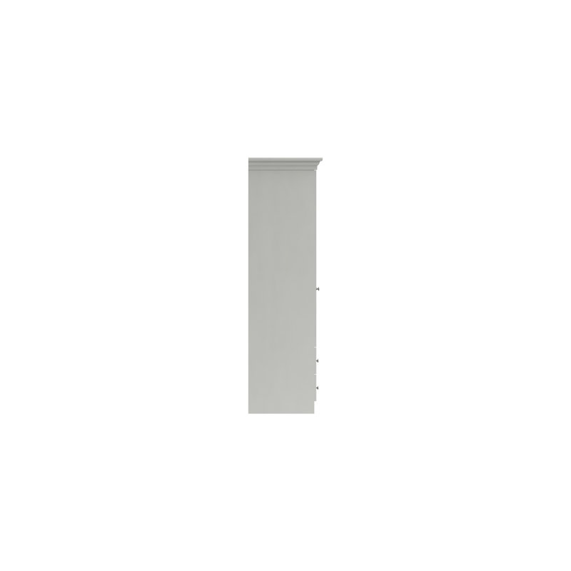 Adnan 2 Door Manufactured Wood Wardrobe, White