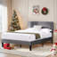 Ensemble de chambre avec lit plateforme 3 pièces Maybee-354669618-354669629