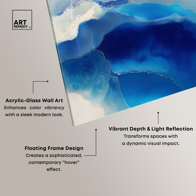 «Water Diptych II», impression acrylique sur bois par Art Remedy, H 54 po x l 36 po