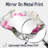 Pink Peonies On Marble Countertop - Peonies Asymmetrical Wall Mirror, Traditional Vanity Mirror, Printed on Metal-1707365044