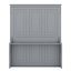 Grand lit escamotable mural avec tablette de rangement, lit escamotable peu encombrant pour chambre d'amis polyvalente ou bureau à domicile-2036414792