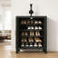 Range-chaussures en bois avec tablettes réglables-1061873169