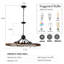 Adjustable Chain Metal Rustic Farmhouse Lighting For Dining And Living Spaces