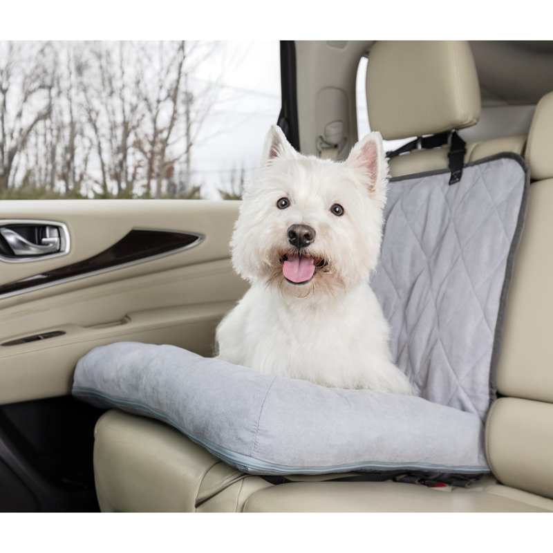 PetSafe Happy Ride Car Dog Bed, Grey, Gray