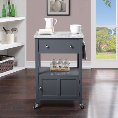Chariot de cuisine Suell - blanc