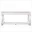 Table basse Mid-Century en bois massif pour le salon, 63 pouces avec 3 tiroirs Tablette, assemblage facile