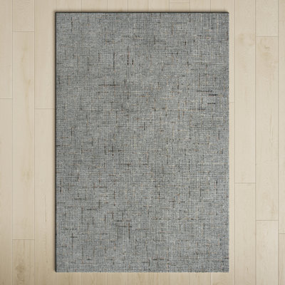 Caryville Handmade Wool Light Gray Rug