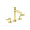 Pinna Paletta® Deck-Mount Bath Faucet with Diverter, Lever Handles