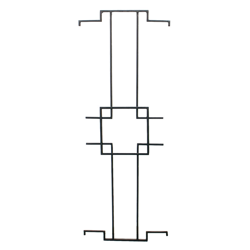 Graphite Metal Garden Trellis Connector Link, 48" Height