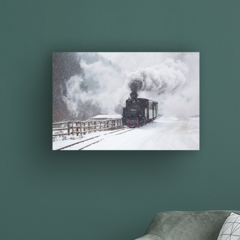 Mocanita Hutulca par Sveduneac Dorin Lucian - photographie sur toile tendue, H 16 po x l 24 po x P 2 po