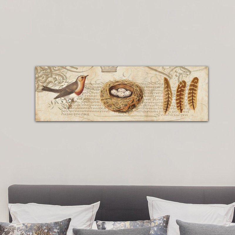 " Nesting II " by Deborah Devellier, Wrapped Canvas, 18" H x 26" W x 0.75" D