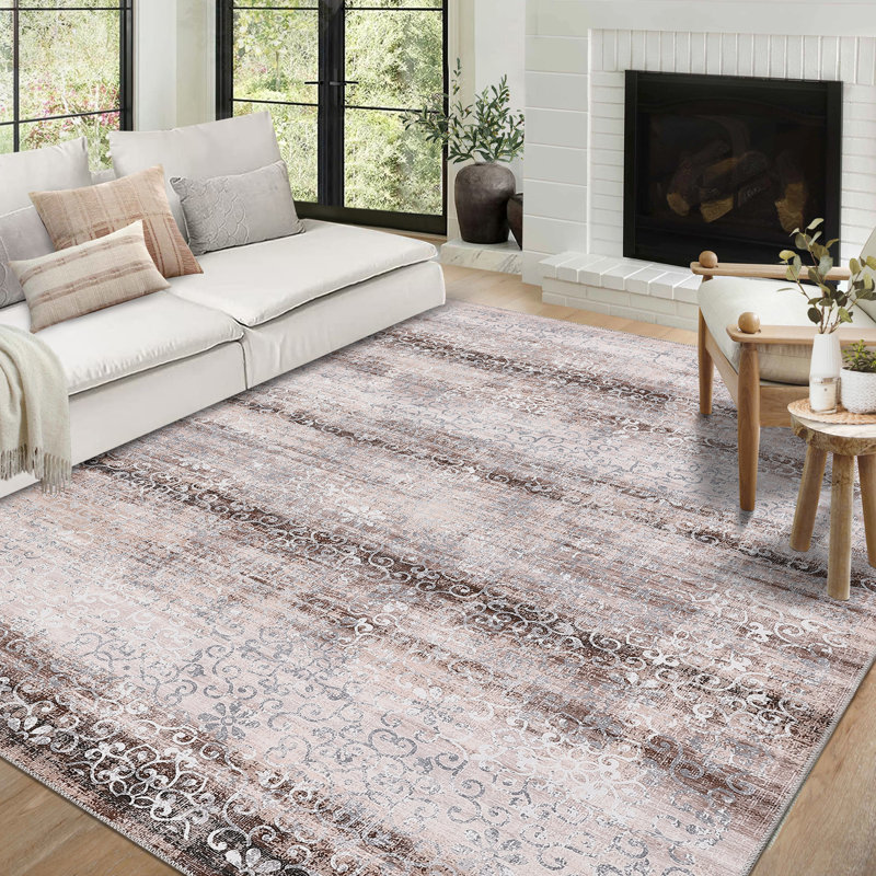 Tapis Vennesa avec envers antidérapant, Rectangle 8 pi x 10 pi
