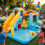 Jeu gonflable avec parc multi-activités Shark