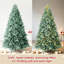Arbre de Noël artificiel pré-éclairé avec lumières blanc chaud-1526791107