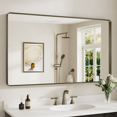 Miroir de salle de bain mural Llesenia