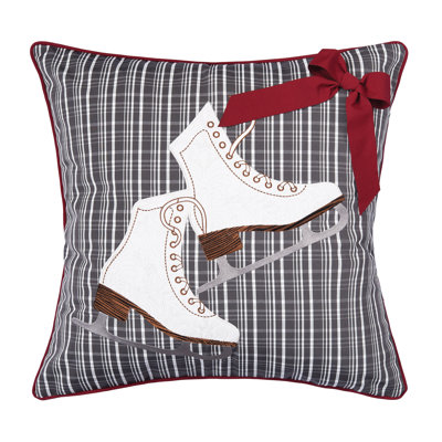 Holiday Skates Pillow